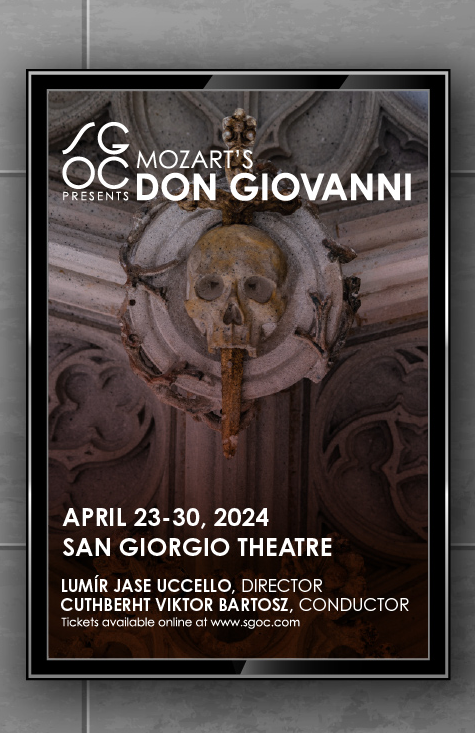 Picture of the SGOC Don Giovani poster mockup. 